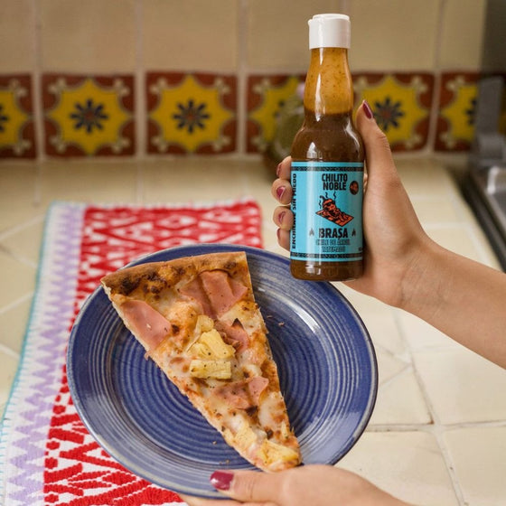 Brasa con pizza