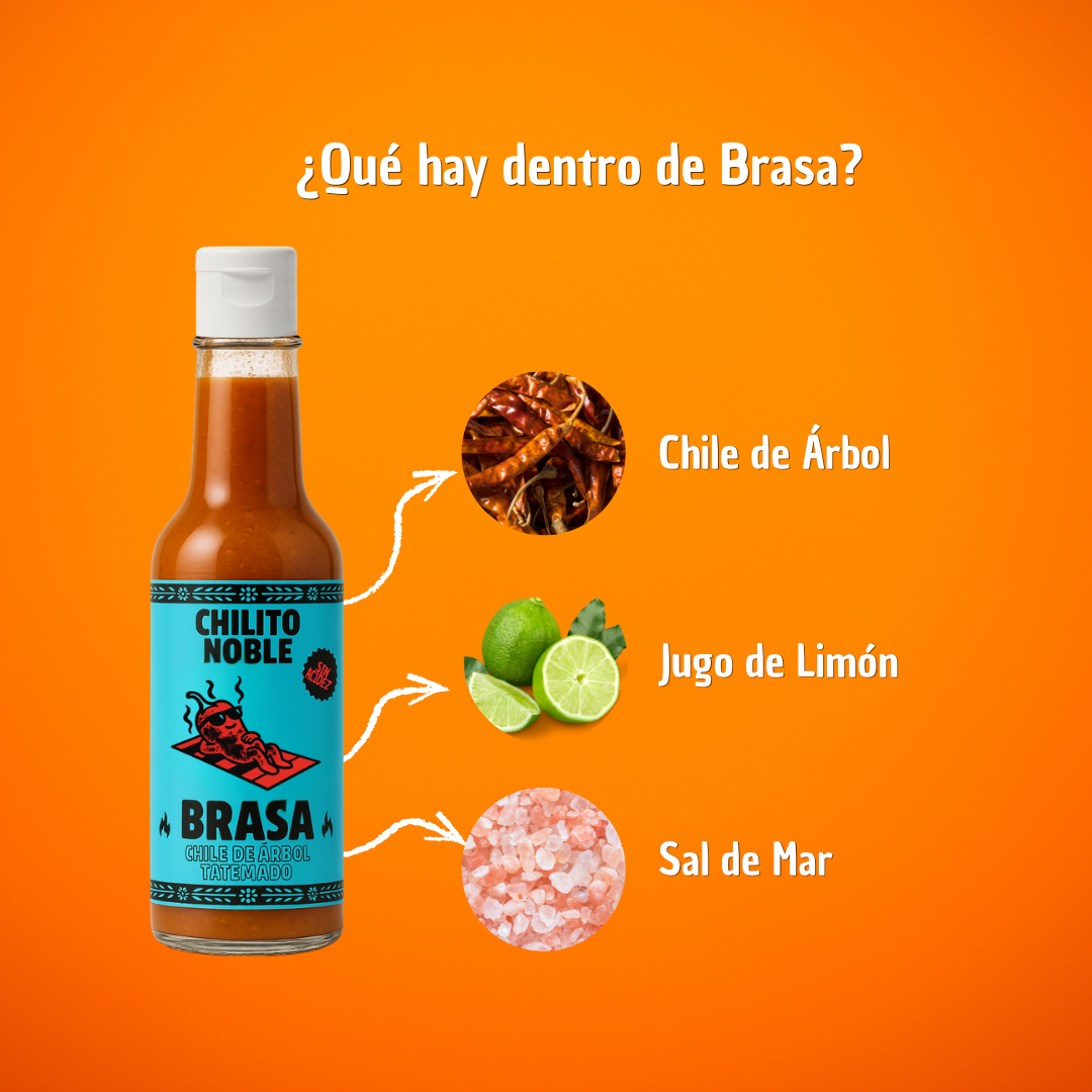 Brasa – Chile de Árbol Tatemado (Sin Acidez) 250ml
