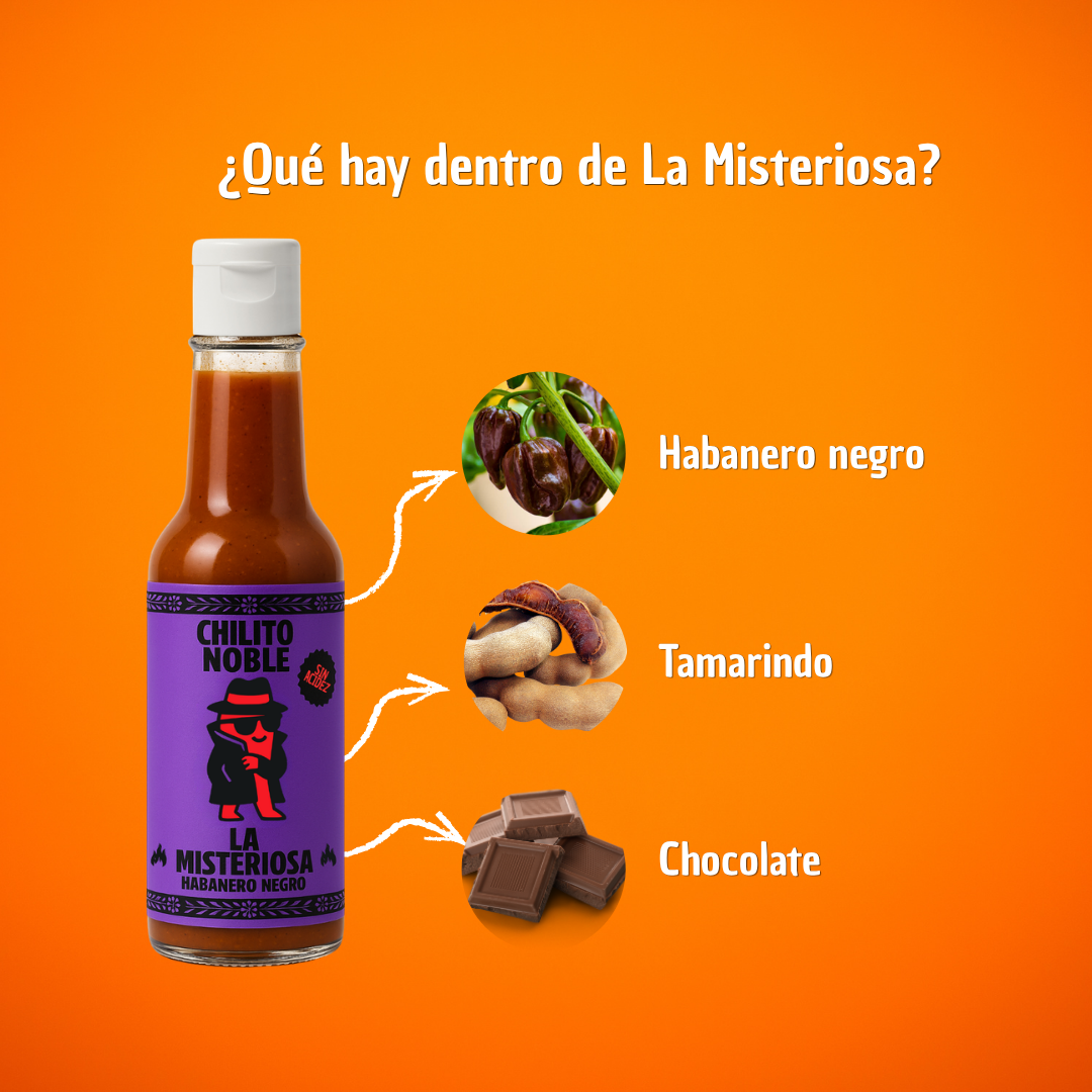 La Misteriosa – Habanero Negro (Sin Acidez) 250ml