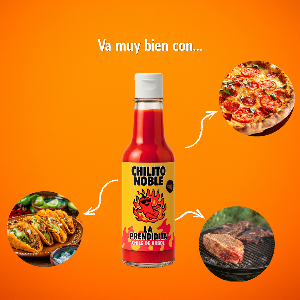 Prendidita – Chile de Árbol (Sin acidez) 250ml